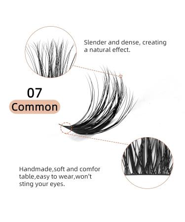 72 Pcs DIY C Curl Lash Clusters 8-16mm | Reusable Individual Cluster Lashes for Professional Makeup - Buy Online on GoSupps.com