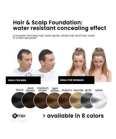 Kmax Shader Hair Concealer - Black | Thickening Solution for Fuller Hair - Shop Internationally - Buy Online on GoSupps.com