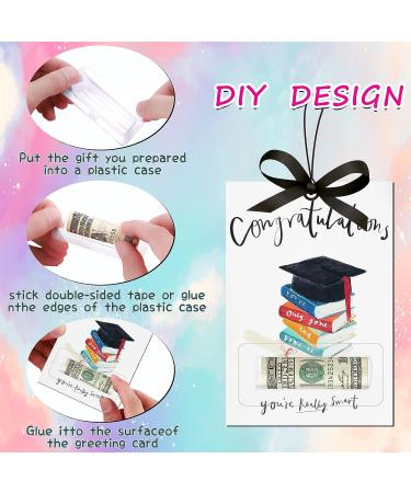 20 Pcs Clear Lip Balm Pouches | Plastic Money & Gift Card Holder with Double Side Tape | DIY Crafts Essential - Buy Online on GoSupps.com