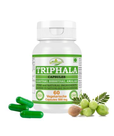 Morsan Nutraveda Triphala Amalaki Haritaki Bibhitaki Capsules 100 Pure & Natural Herbal Supplement Supports Digestion Detoxification & Gut Health Ayurvedic Wellness 1