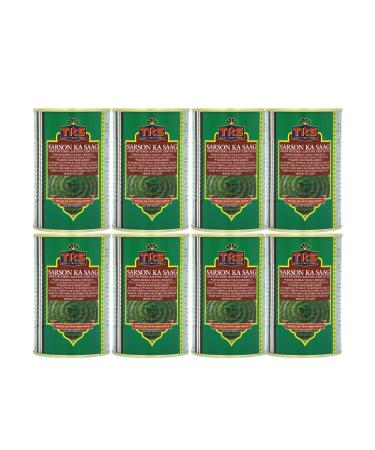 TRS | Sarson Ka Saag 450G | Green Mustard Leaves in Curry Sauce | Ready to Heat and Serve | Indian Origin | Pack Of 8 - Buy Online on GoSupps.com