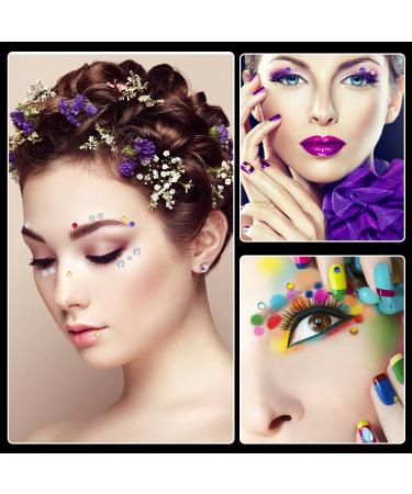 3096 Pieces Colorful Self-Adhesive Glitter Rhinestones - Perfect for Jewelry Nail Art & Party Decorations - Buy Online on GoSupps.com