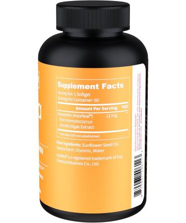 WellPath Astaxanthin 12mg Natural Astaxanthin Supplements from Microalgae Antioxidants with Micro Ingredients Supports Skin Hydration and Eye Health 120 Softgel Capsules - Buy Online on GoSupps.com