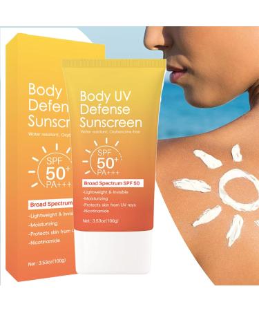 Sunscreen for Body Travel Sunscreen for Face and Body Non-Greasy Lightweight and Comfortable Texture Daily Care Makeup Outdoor Activities Beach Sports Travel - Buy Online on GoSupps.com