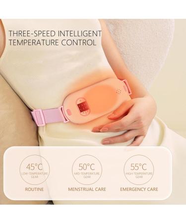Portable Heating Pillow for Back Pain Relief | 3 Heat & Vibration Massage Modes | Fast Heating Wrap Belt for Women - Buy Online on GoSupps.com