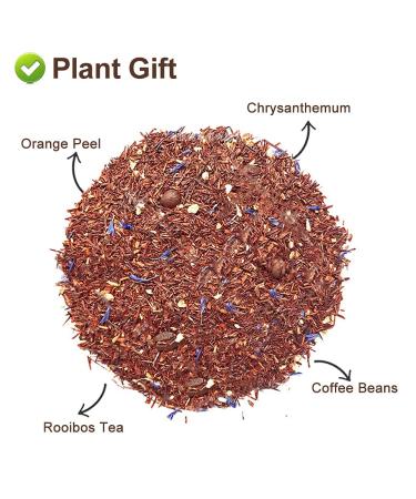 Plant Poison Vanilla Latte Rooibos Tea | Loose Leaf Blend with Chrysanthemum Orange Peel & Coffee Beans | 70g - Hot & Iced Tea - Buy Online on GoSupps.com