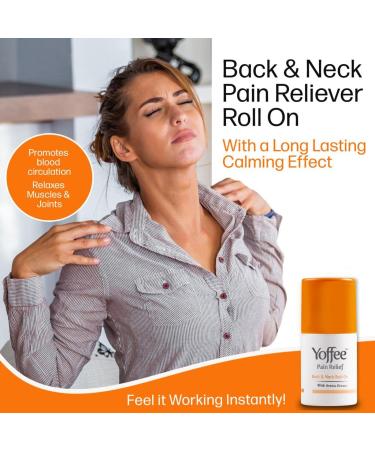 Yoffee Arnika Relaxation Gel Roll-On & Massage Scooter 2-in-1 | Vegan Pain Relief for Back & Neck - 90ml Made in Spain - Buy Online on GoSupps.com