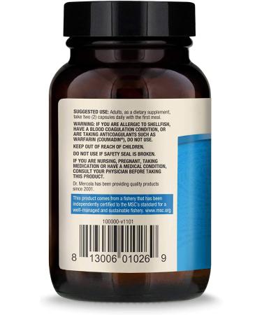 Dr. Mercola Antarctic Krill Oil 60 Capsules â€“ Ultra-Pure Omega-3 & Antioxidant Support - Buy Online on GoSupps.com