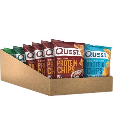 Quest Nutrition Frosted Cookies & Protein Chips Variety Pack Chocolate Cake Cookies BBQ/Cheddar & Sour Cream/Sour Cream & Onion Chips - Buy Online on GoSupps.com
