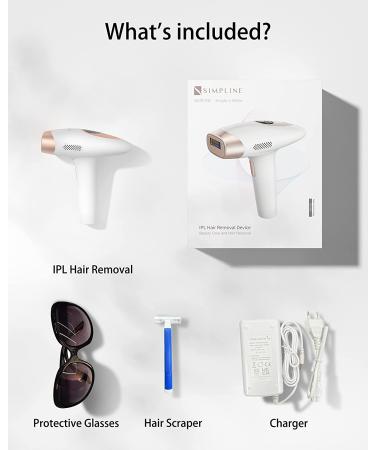 IPL Hair Removal Device | 999,999 Flashes | Painless Laser Hair Remover with Ice Cooling | 9 Energy Levels | For Men and Women - Buy Online on GoSupps.com