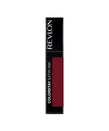 Revlon ColorStay Satin Ink Liquid Lipstick in Partner in Wine - Longwear Lip Color with Black Currant Seed Oil | 0.17 Fl Oz - Buy Online on GoSupps.com