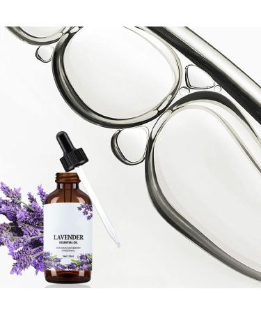 Lavender Oil 118ml - Universal Massage Oil for Skin Care | Portable Glass Bottle for Hair Relaxation Diffuser - Buy Online on GoSupps.com