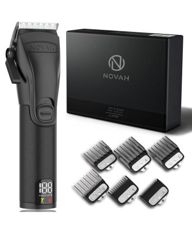Novah Professional Hair Clippers for Men - Cordless Barber Clipper Hair Cutting Kit, Beard Trimmer Haircut Grooming Set