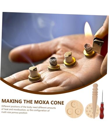 Magiclulu DIY Wooden Mold Tool for Moxa Chip Production - Form Perfect Wormwood Stick Shapes for Herbs - Buy Online on GoSupps.com