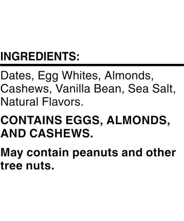 RXBAR Vanilla Almond Protein Bar 1.83oz (12 Pack) - High Protein Gluten Free Snack - Buy Online on GoSupps.com