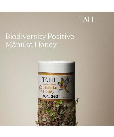 Tahi Raw Manuka Honey New Zealand UMF 10+ Certified (MGO 263+) - 100% Sustainable Monofloral and Natural Honey - Non-GMO Glyphosate-Free and Gluten-Free - New Zealand Manuka Pure Honey - 250gr. 250 g (Pack of 1) - Buy Online on GoSupps.com