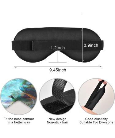 Haskirky Light Blocking Eye Mask for Men and Women - Adjustable and Breathable Sleep Mask for Travel, Yoga, and Meditation - Buy Online on GoSupps.com