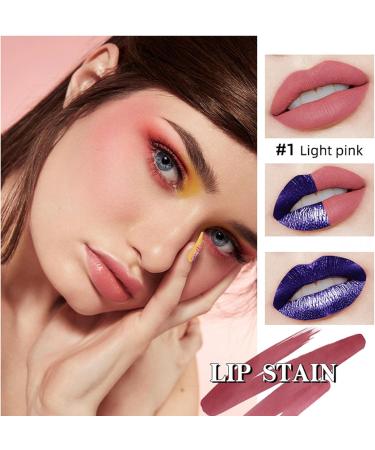 LuckNest Peel Off Lip Stain Lip Tint Set of 3 long lasting peel off matte lip gloss matte liquid lipstick nude lip gloss waterproof lip tint non stick for women - Buy Online on GoSupps.com