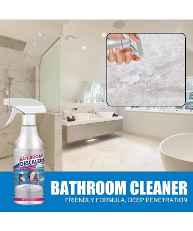 Acssart Bathroom Descaler 2.1oz Jue-Fish Bathroom Descaler Bathroom Descaler Stubborn Stains Cleaner All-Purpose Bathroom Descaler Foam Spray with Clean and Care Accessories (3pcs) - Buy Online on GoSupps.com