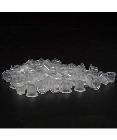 Brrnoo Wormhole Ink Cups - 100Pcs Pot Mixed Sizes Medium Large Plastic Microblading Pigment Accessories Holder for Pigment/Ink Tattoo Kits Tattoo Supplies - Buy Online on GoSupps.com