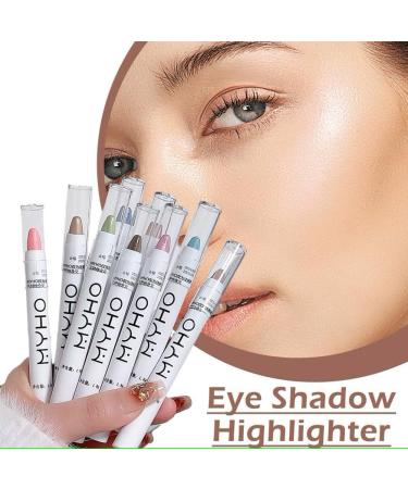  Generisch Korean Cosmetics Eyeshadow and Highlighter 2 in 1 Multifunctional Easy to Use Shiny Colors (Smoky Black) - Buy Online on GoSupps.com