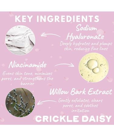 Hydrating Face Cream - Soothing & Nourishing Moisturizer with Hyaluronic Acid Niacinamide & Willow Bark Extract. Suitable for Sensitive Skin. Fragrance Free. Made in the USA 1.7 oz Soft as a petal Hydrating Cream - Buy Online on GoSupps.com