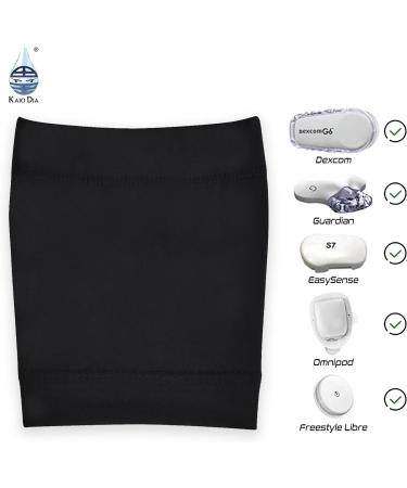 Dia Band Ultrad nn - Glucose Sensor Protection Bracelet for Freestyle Libre Medtronic Dexcom & Omnipod | Comfortable Reusable Diabetic Band XXXL (35-38 cm) - Buy Online on GoSupps.com