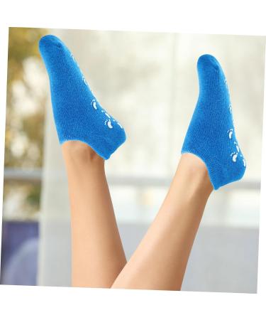 POPETPOP 2 Pairs Gel Socks Essential Oil Socks Cracked Heel Socks Cracked Heel Repair Spa Sock Women's Socks & Hosiery Moisturizing Dry Feet Socks Household Miss Heel Cover Cotton Yarn 22x10x1cm - Buy Online on GoSupps.com