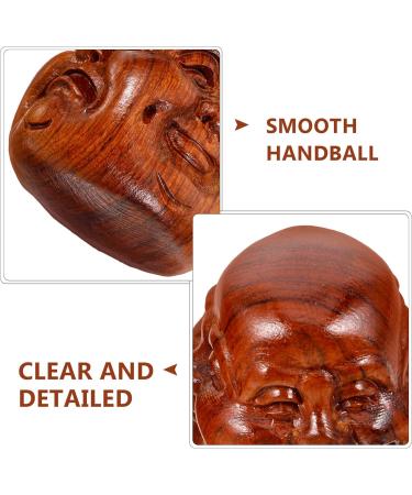 Iplusmile Solid Wood Handball - Durable Finger-Powered Hand Exercise Ball for Physiotherapy & Gym Use - Buy Online on GoSupps.com