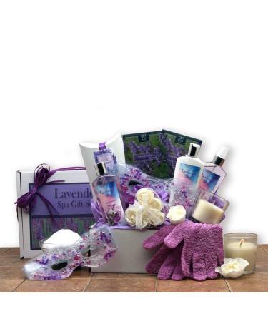 Fast Free Delivery on Lavender Sky Spa Gift Box - spa baskets for women gift  luxury spa gift baskets for women  spa day gift basket
