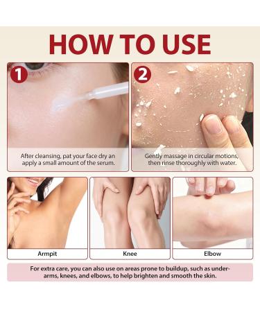 Black Rice Exfoliant and White Rice Peeling Glow Ampoule 100ml 2 PCS White & Black Rice Facial Serum Soft Exfoliating Face and Body Dead Skin Cells for All Skin Types - Buy Online on GoSupps.com