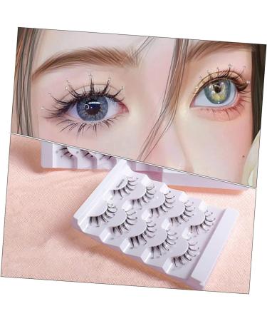 FRCOLOR 5 Pairs Diamond Eyelashes Girls Lashes Natural False Lashes Fluffy Colorful Decor Lash Decor Lash Extensions Fake Eyelashes Natural Look Miss Christmas Fiber Extend - Buy Online on GoSupps.com