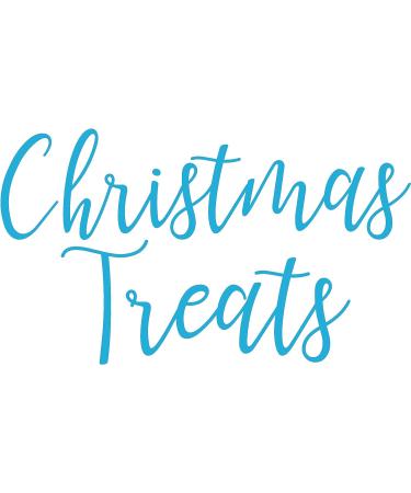 Christmas Treats - Vinyl Sticker Decal Label Transfer for Jar Container. Party Sweets Chocolates Gift Bag Box (Small - 3cm Tall Capital Letter Height Rose Pink) Small - 3cm tall Capital Letter Height Rose Pink - Buy Online on GoSupps.com