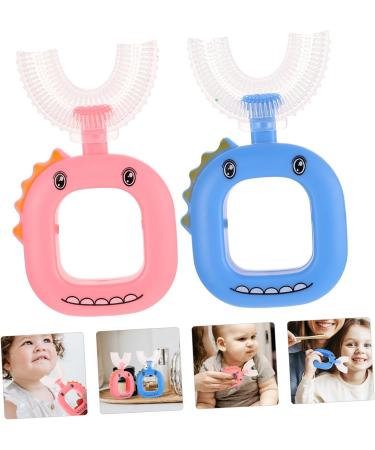 Clispeed 4-Piece U-Shaped Manual Toothbrush Set for Children | Portable & Easy Clean Kids' Toothbrushes - Ideal for Home Use - Buy Online on GoSupps.com