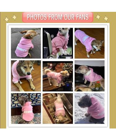 Izefia Dog Hooded Sweater - Cozy Cotton Dog Shirt & Jacket for Small/Medium Dogs (Pink XS) - Warm PET Clothing - Buy Online on GoSupps.com