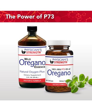 Physician's Strength Wild Oregano-Plus - 90 Capsules - Supports Healthy Immune System Digestion & Bones and Joints - Non-GMO - 90 Servings - Buy Online on GoSupps.com