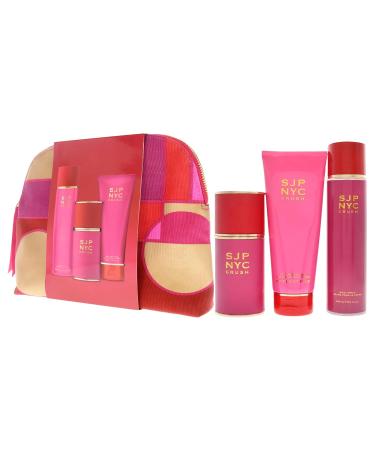 SJP NYC Crush By SJP Gift Set For Women - Clean Romantic Ultra-Feminine Fragrance - Fruity-Floral Notes Of Coconut And White Flowers - 3.4 oz EDP 8 oz Body Spray 6.7 oz Body Lotion - 3 Pc 6.7 Fl Oz (Pack of 1) - Buy Online on GoSupps.com