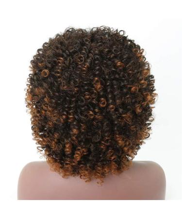 Shop 14-Inch Front Pointed Curly Real Hair Wig | Bandless Baby Hair 150% Density Heat-Resistant Synthetic for Women - International Shipping Available - Buy Online on GoSupps.com
