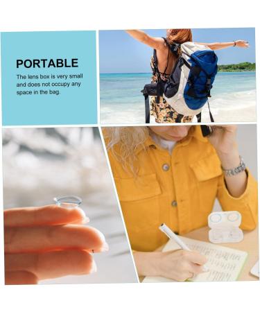 Solustre 16-Piece Contact Lens Container Set | Travel-friendly Storage for Contact Lenses & Glasses Case - Buy Online on GoSupps.com