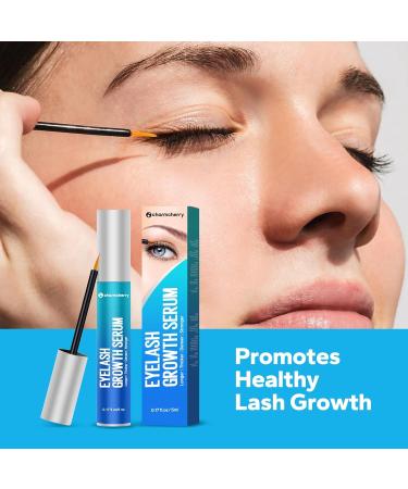 CharmCherry Eyelash Growth Serum (0.17 oz) Lash Serums for Fuller & Longer Looking Alluring Eyelashes Eyelash Serum for Eyelashes & Eyebrows Premium Lash Growth Serums for Eyelash Extensions - Buy Online on GoSupps.com