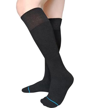 VEIGIKE Walking Boot Socks - Replacement Sock Liner for Orthopedic Walker Brace - Tube Socks for Air Cam Walkers & Fracture Boot Cast - Surgical Leg Cover - Black, 2 Pairs - Buy Online on GoSupps.com