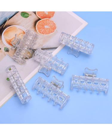 Crystal Clear Hair Claw Clips - No-Slip Hair Styling for Women & Girls - Fine & Thick Hair Grip Accessories - Buy Online on GoSupps.com