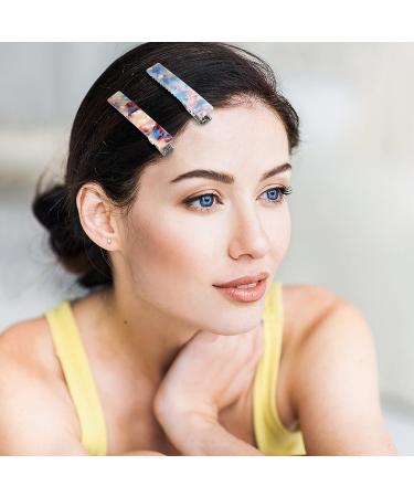VAIPI 20 Pieces Acrylic Resin Hair Clips - Marble Pattern Hair Barrettes for Women & Girls - Buy Online on GoSupps.com