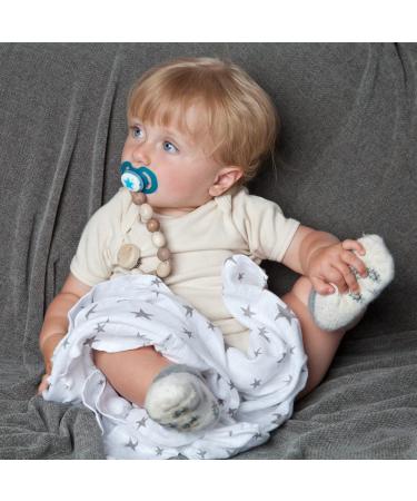 Green Woodpecker Mullwindeln 70x70cm - 100% Cotton Spitting Towels Skin-Friendly & Suction-Strong Set of 3 with Stars & Elephants - Buy Online on GoSupps.com