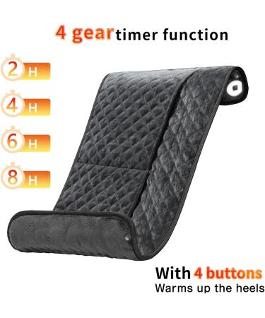 6-in-1 Electric Foot Warmer | 90x50cm | 4-Stage Timer & 7 Temperature Settings | Safe & Washable Foot Heating Pillow for Adults - Buy Online on GoSupps.com