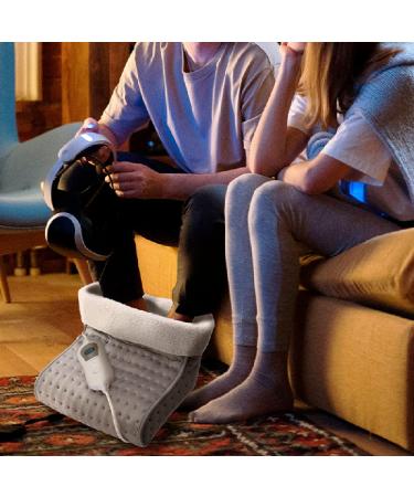 Buy Mobiclinic Electrical Foot Warmer | Wool & Fleece | Low Energy | Auto Shut-Off | 3 Temperature Levels | Easy to Wash | 30x30x24 cm | European Quality - Buy Online on GoSupps.com