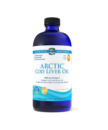Nordic Naturals Arctic Cod Liver Oil Orange  16 fl oz (437 ml)
