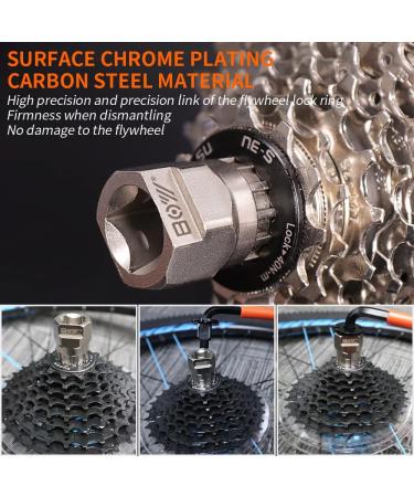 7-Piece Bike Tools Set with Multi Cassette Removal Tool, Chain Whip, Crank Puller, and Spanner - Portable Emergency Accessories Kit - Buy Online on GoSupps.com