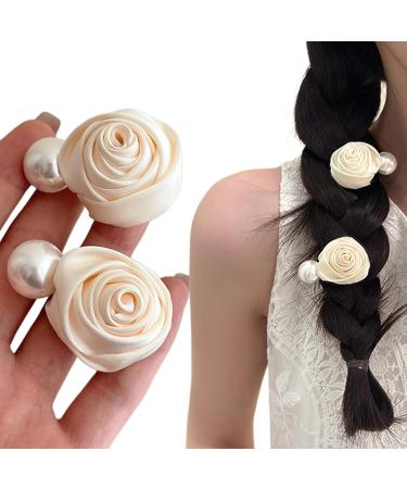 Kamonda Flower Clips Pearls Hair Claw Clip Elegant Blossom Rose Hair Accessories Hair Ornaments Exquisite Hairpin Headdress Package includes: 1x Hairpin Purple - Buy Online on GoSupps.com