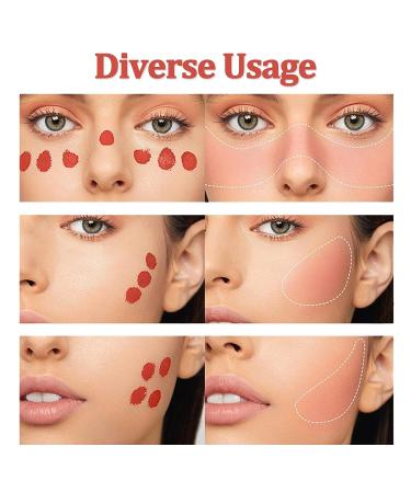 Matte Liquid Powder Blusher with Cushion Applicator | Smooth Creamy Rouge for Cheeks, Lips & Eyes - #05 - Buy Online on GoSupps.com